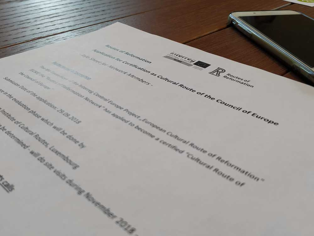 Route of Reformation (RoR) Project Consultation - Hungary Dec, 2018