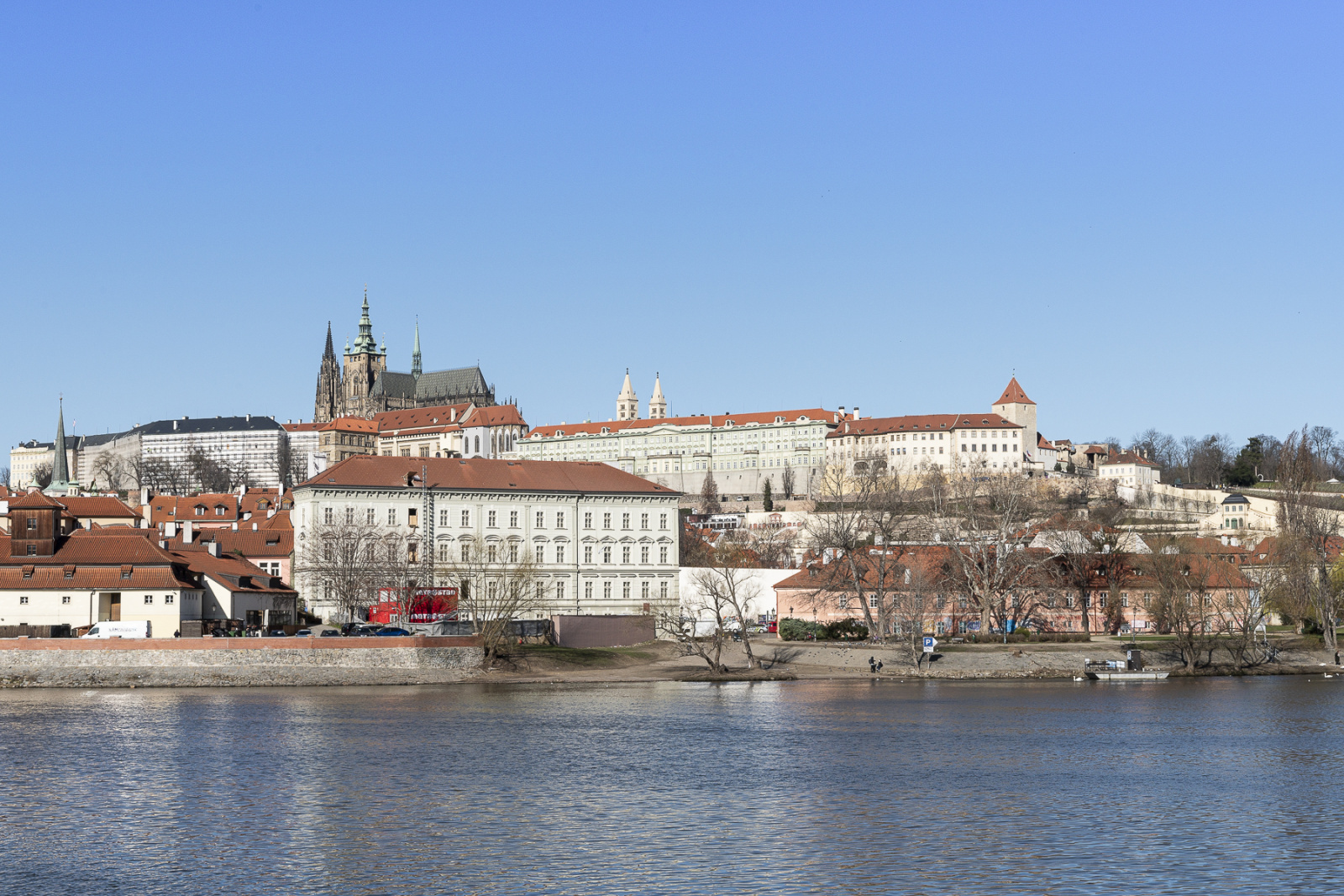The Route of Jan Hus - Prague riverside